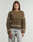 Maglione Only ONLAMANDA Marrone Maglioni Donna - 2