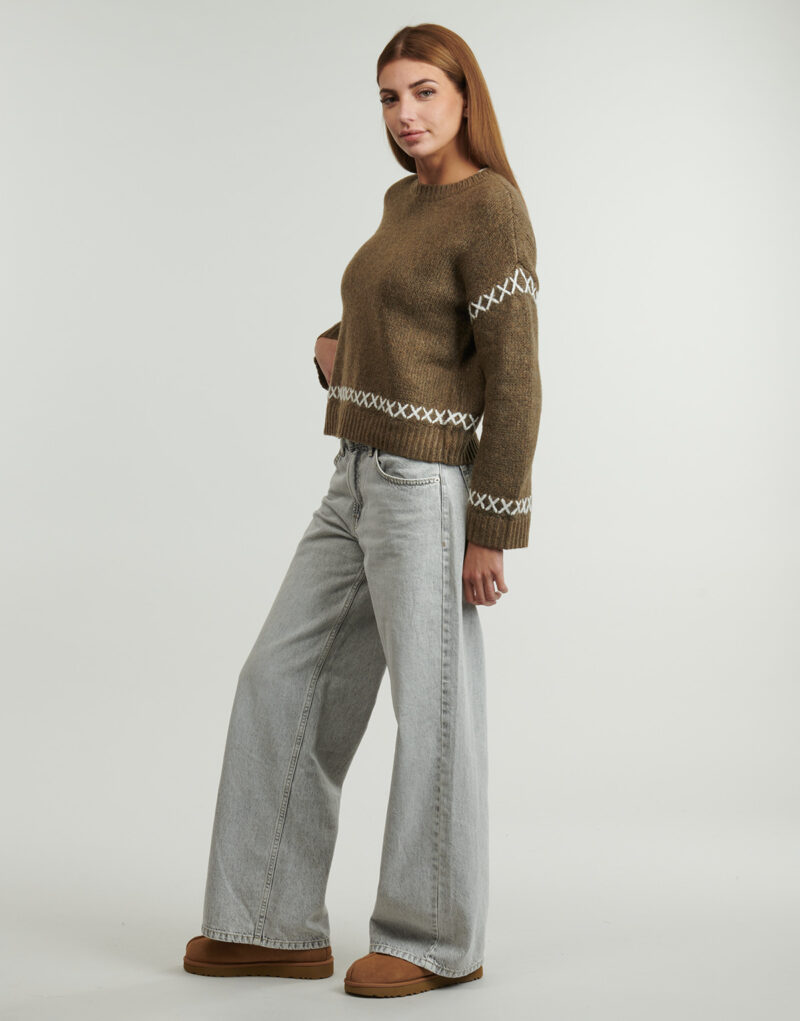 Maglione Only ONLAMANDA Marrone Maglioni Donna - 3
