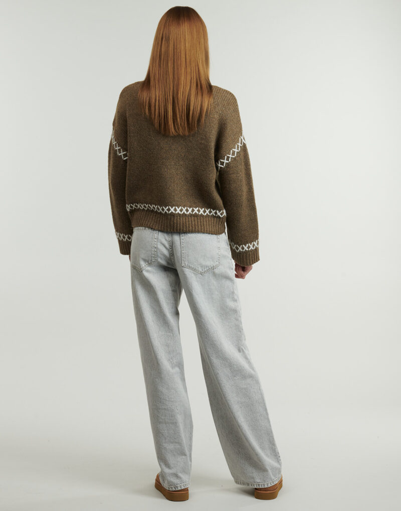 Maglione Only ONLAMANDA Marrone Maglioni Donna - 4