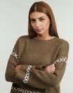 Maglione Only ONLAMANDA Marrone Maglioni Donna - 5