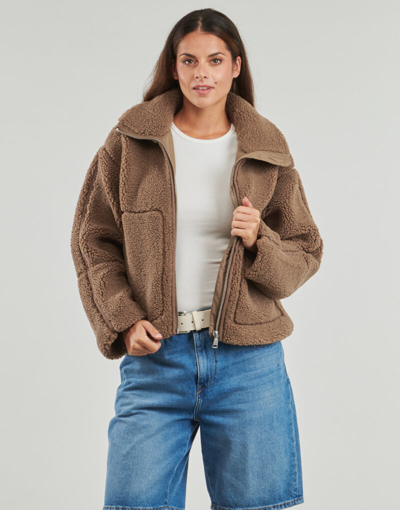 Giubbotto Only ONLASPEN LIFE TEDDY Marrone Giubbotti Donna - 2