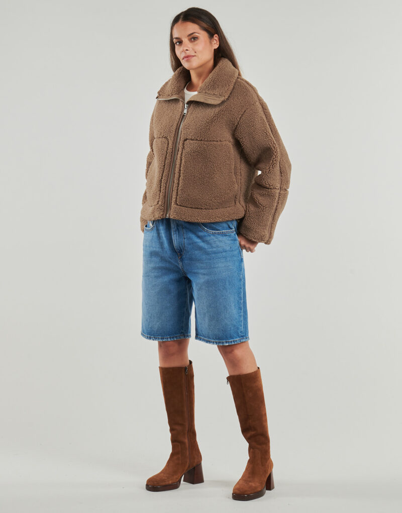 Giubbotto Only ONLASPEN LIFE TEDDY Marrone Giubbotti Donna - 3