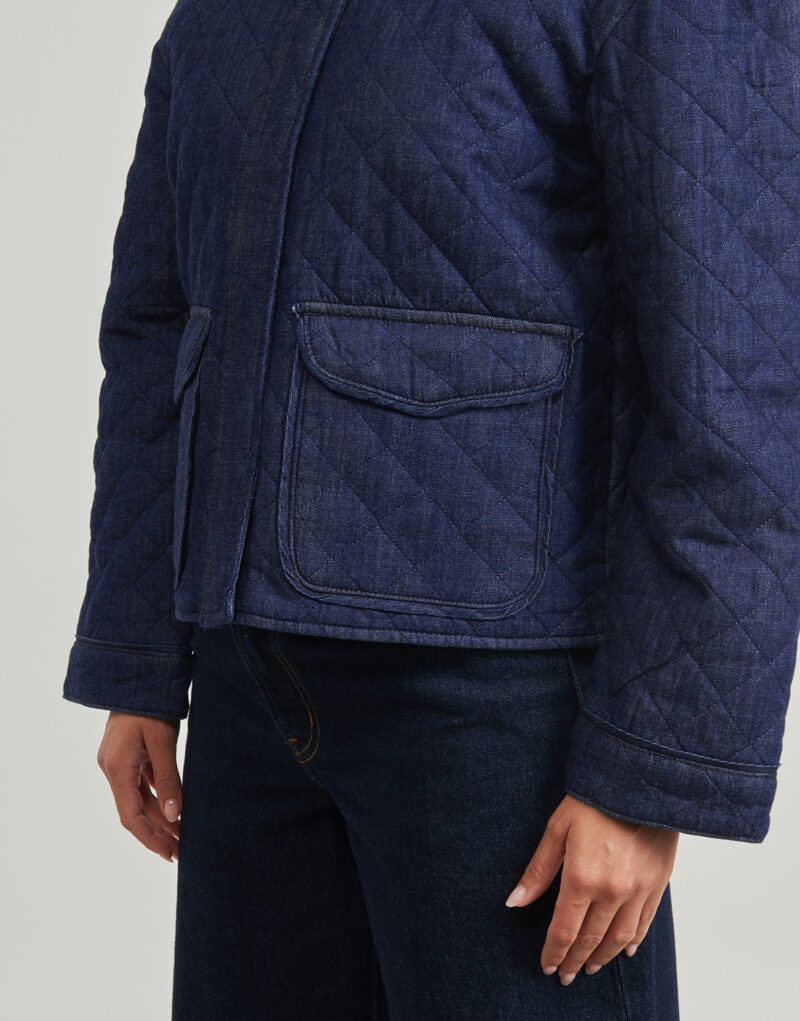Jacket Only ONLHALLIE QUILTED DNM Blue Women's Jackets - 5