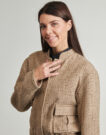 Giubbotto Only ONLNUMO L/S BOUCLE Beige Giubbotti Donna - 5
