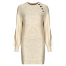 Abito corto  Only  ONLEMMA LIFE LS BUTTON  Beige -  Abiti corti Donna - 1
