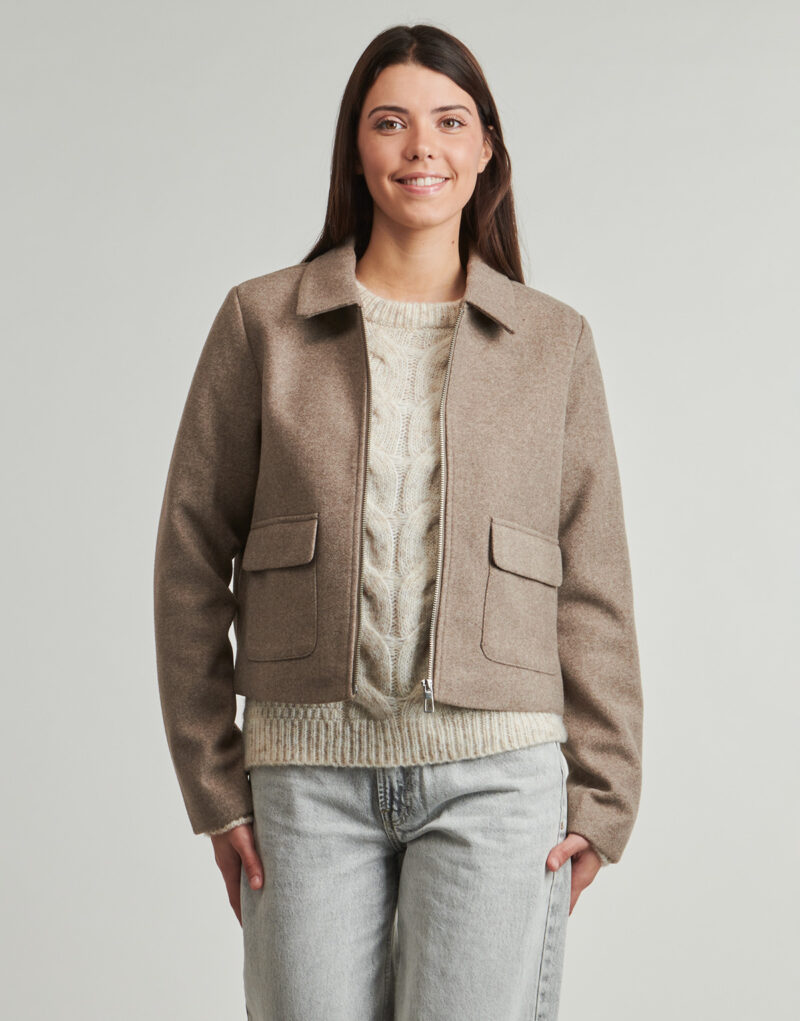 Giubbotto Only ONLVELA Beige Giubbotti Donna - 2