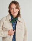 Mantella Only ONLMALO BOUCLE Beige Mantelle Donna - 5