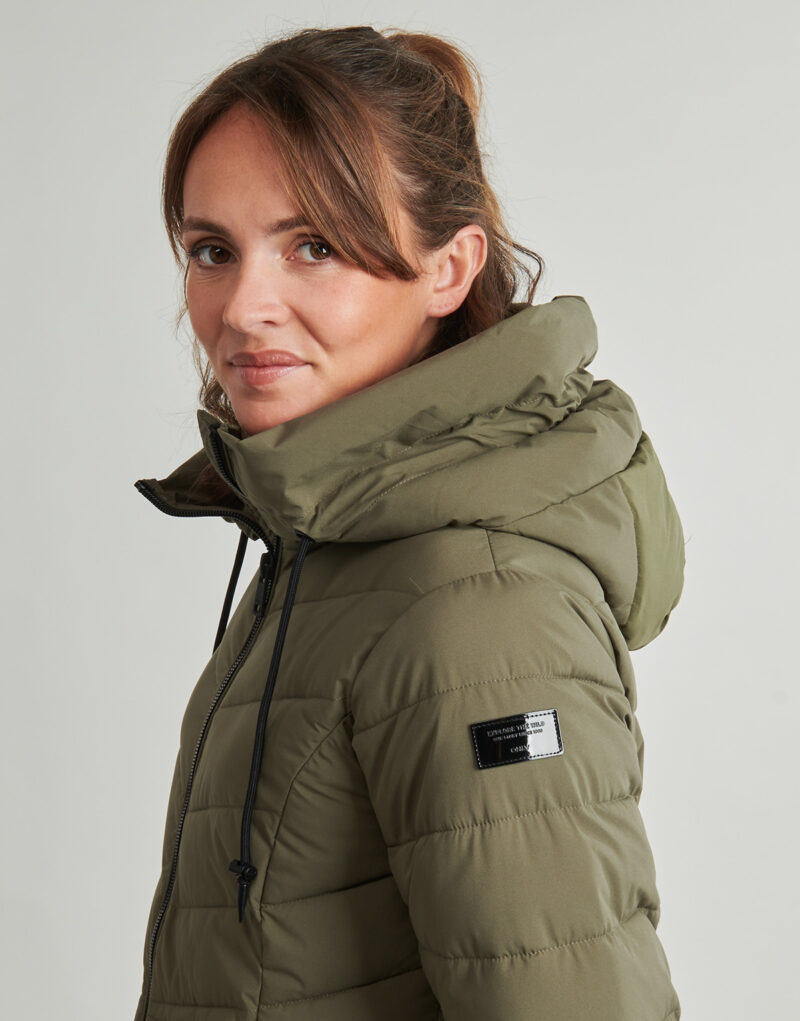 Bettdecke Only ONLJULIET LIFE QUILT COAT OTW Kaki Bettdecken Damen - 5