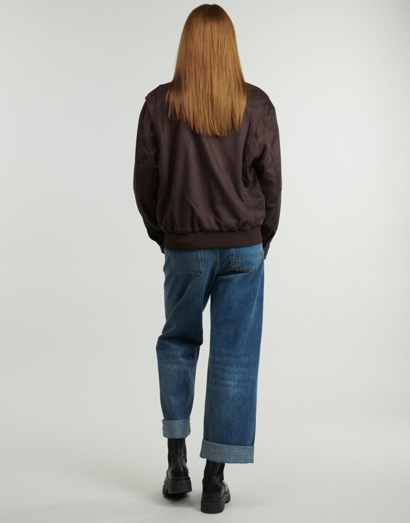 Giubbotto Only ONLNALA LIFE FAUX SUEDE Marrone Giubbotti Donna - 4