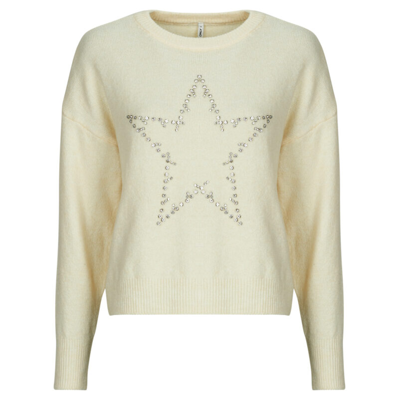 Jumper Only ONLRENATA Beige Women's Sweaters - 1