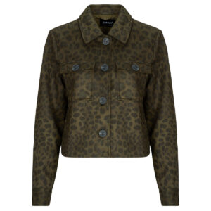 Giubbotto  Only  ONLMOON AOP FAUXSUEDE  Marrone -  Giubbotti Donna