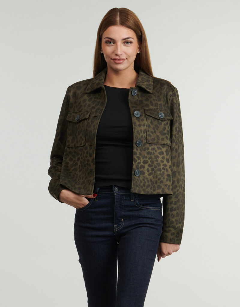 Giubbotto Only ONLMOON AOP FAUXSUEDE Marrone Giubbotti Donna - 2