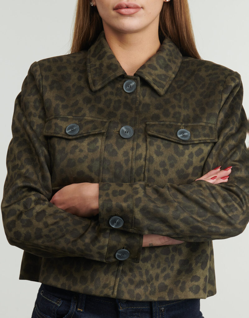 Giubbotto Only ONLMOON AOP FAUXSUEDE Marrone Giubbotti Donna - 5