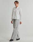 Camicetta Only ONLCARMEN FR L/S 3D EMB SHIRT Bianco Camicette Donna - 3