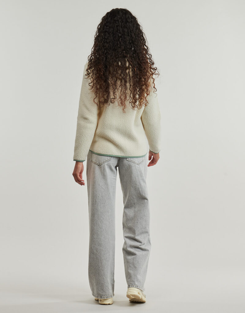 Sweat-shirt &agrave; capuche Patagonia W'S RETRO PILE beige pour femme - 4