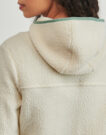 Sweat-shirt &agrave; capuche Patagonia W'S RETRO PILE beige pour femme - 5