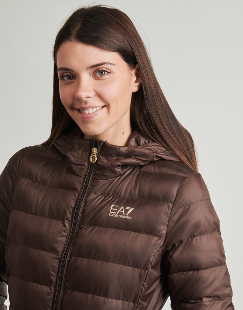 Piumino Emporio Armani EA7 TRAIN CORE LADY W ECO DOWN JACKET HO MEDIUM PADDED - TRAIN CORE Marrone Piumini Donna - 5