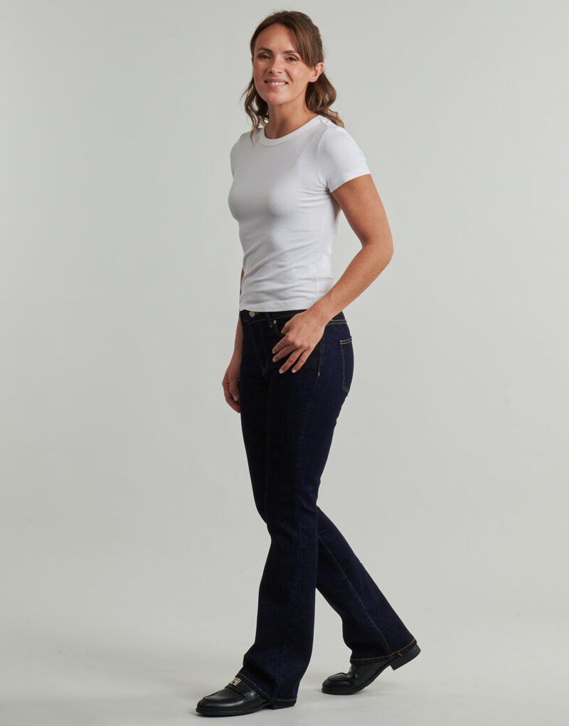 Jeans Slim Tommy Hilfiger DNM RINSE BOOTCUT RW Blu Jeans Slim Donna - 3