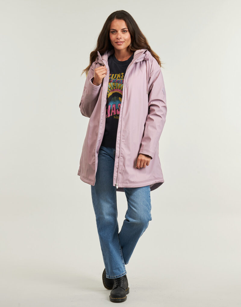 Mantella Roxy RAIN ROAD POLAR ZIP Viola Mantelle Donna - 2