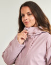 Mantella Roxy RAIN ROAD POLAR ZIP Viola Mantelle Donna - 5