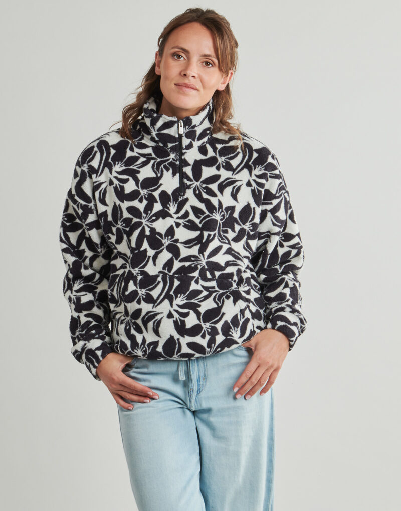Felpa  Roxy  LIVE OUT LOUD  Nero -  Felpe Donna - 2