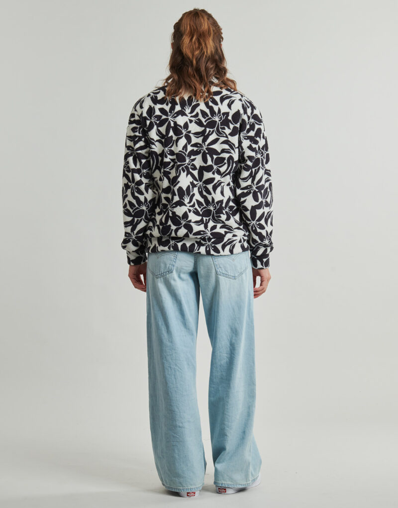 Felpa  Roxy  LIVE OUT LOUD  Nero -  Felpe Donna - 4