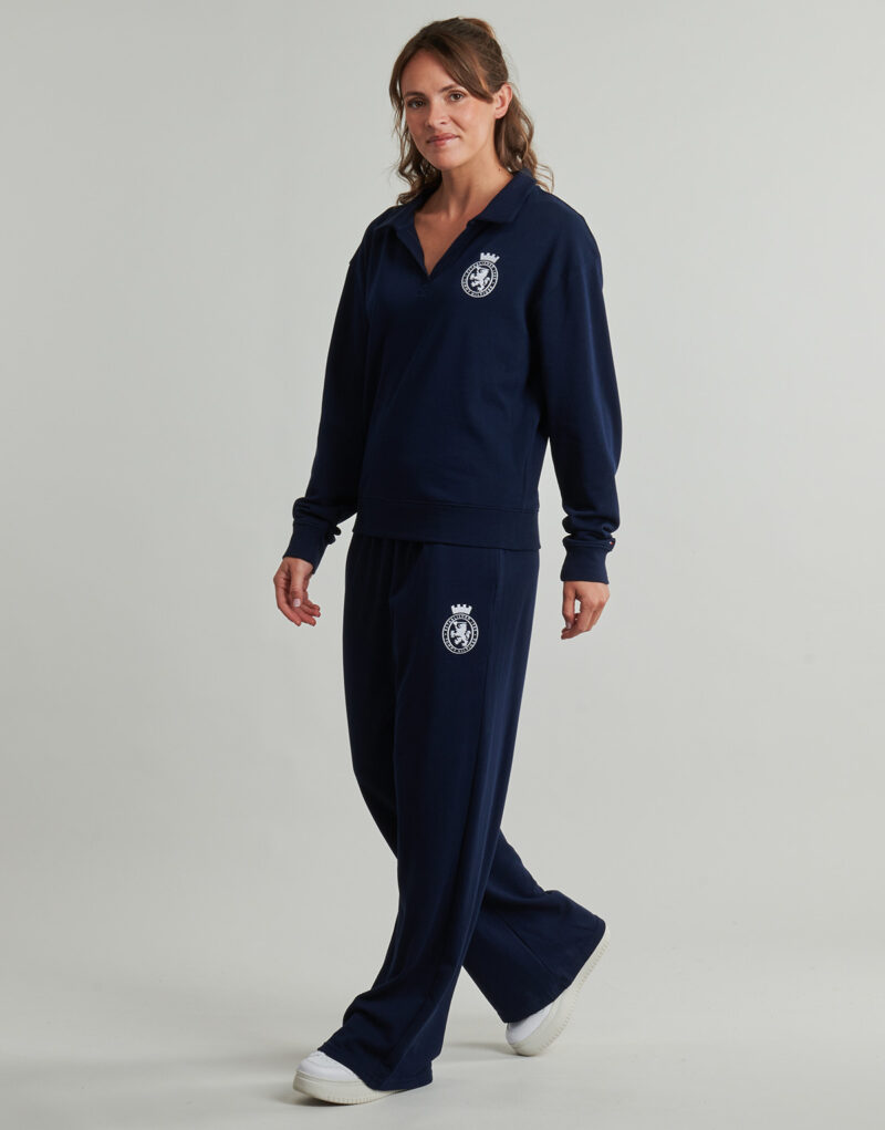 Pantaloni pigiami Tommy Hilfiger WIDE LEG PANTS Marine Pantaloni pigiami Donna - 3