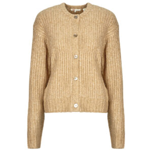 Gilet / Cardigan  Levis  LUNA SHELL BUTTON CARDI  Beige -  Gilet / Cardigan Donna