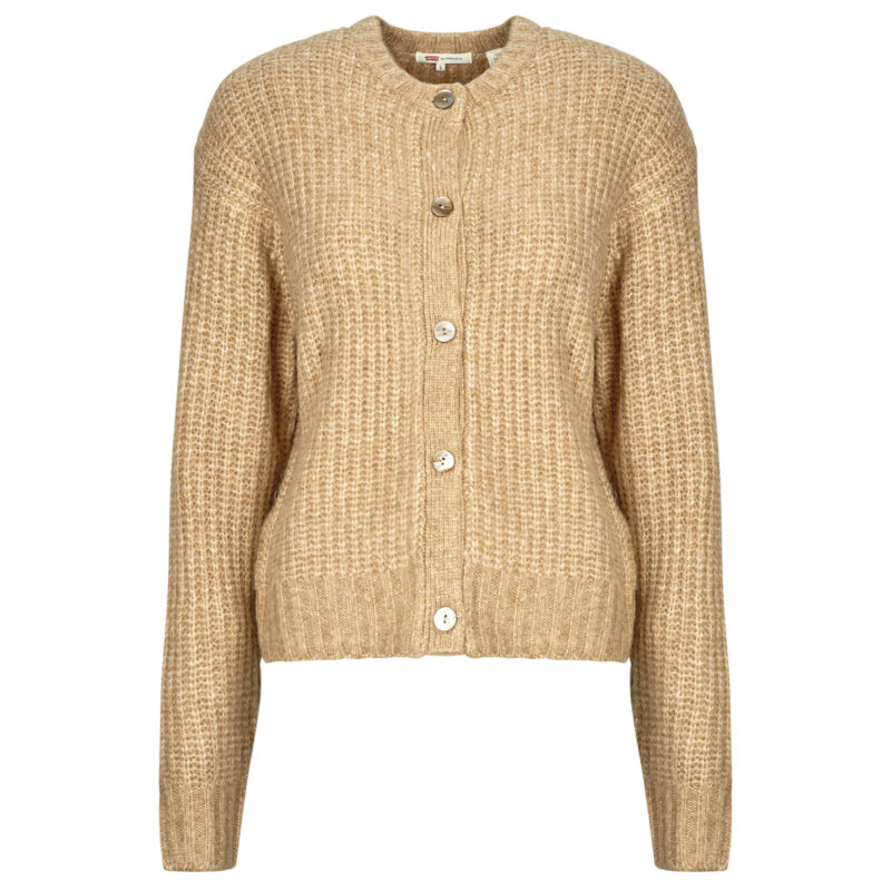 Gilet / Cardigan  Levis  LUNA SHELL BUTTON CARDI  Beige -  Gilet / Cardigan Donna - 1