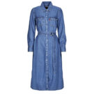 Kleiden Levis QUINCEY LS Maxikleid, blau, Damen, lang - 1