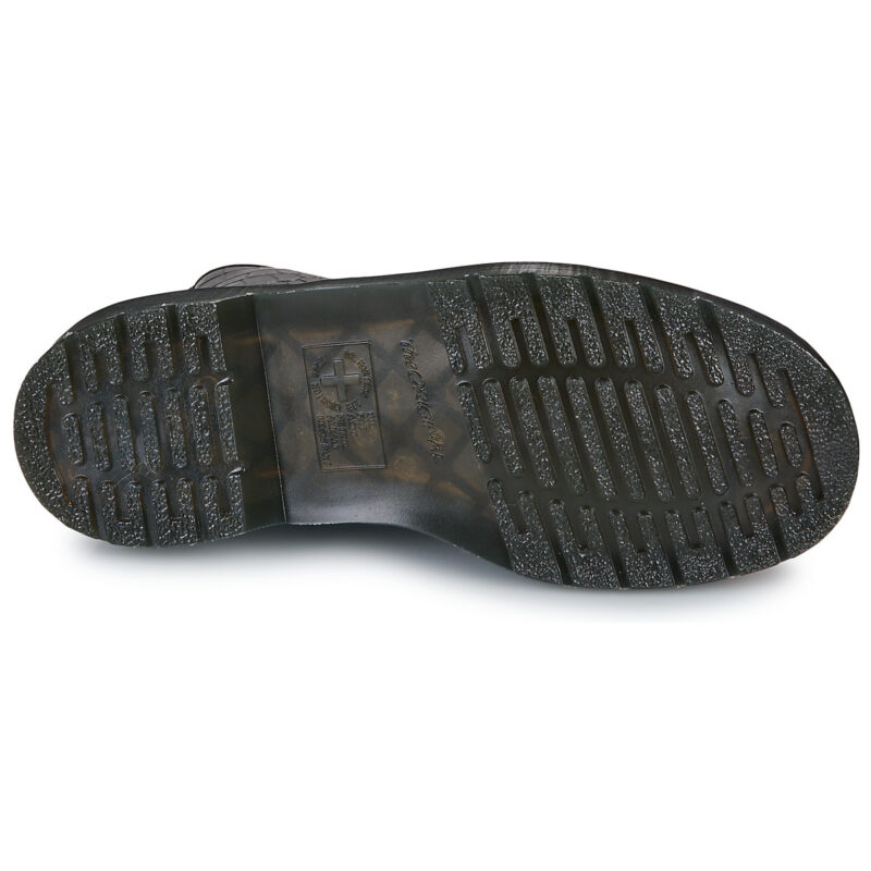 Dr. Martens 1460 Croco 8 Eye Boot Black New Vibrance Croco Nero Stivaletti Donna - 7