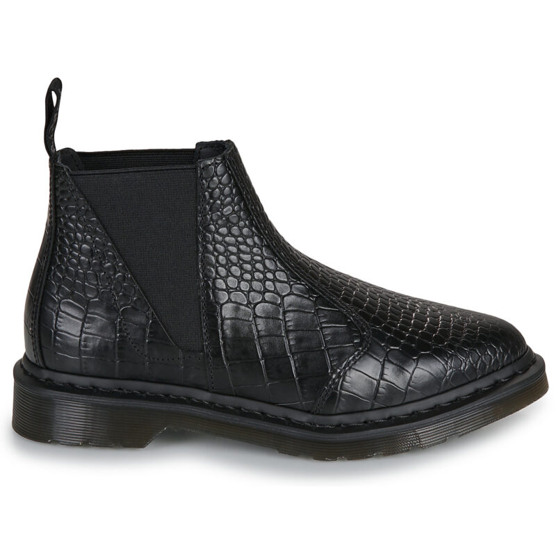 Dr. Martens  Bianca II Chelsea Boot Black New Vibrance Croco  Nero -  Stivaletti Donna - 2