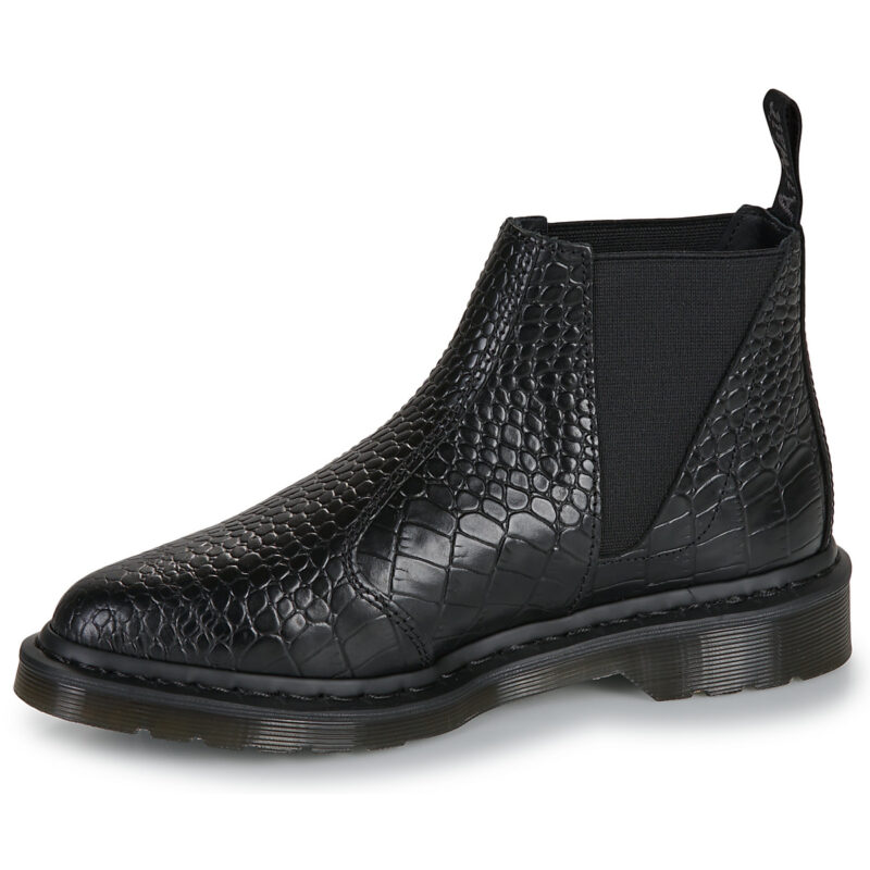 Dr. Martens  Bianca II Chelsea Boot Black New Vibrance Croco  Nero -  Stivaletti Donna - 4