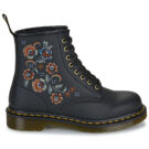 Dr. Martens 1460 Vonda TF 8 Eye Boot Black Genix Nappa Nero Stiefel Damen - 2