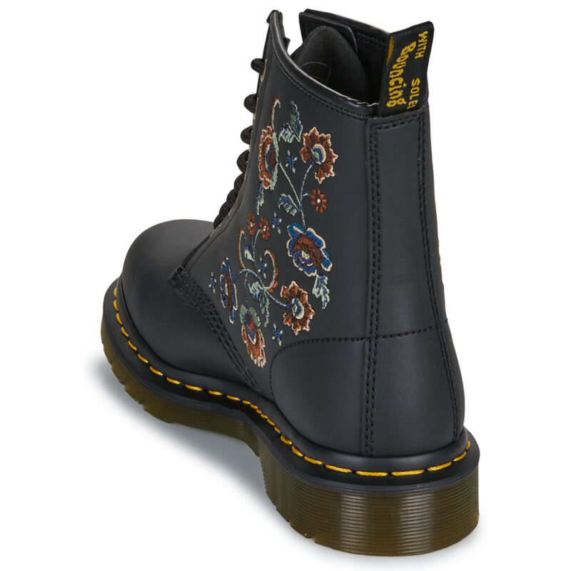 Dr. Martens 1460 Vonda TF 8 Eye Boot Black Genix Nappa Nero Stiefel Damen - 5