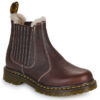 Dr. Martens 2976 Leonore II Chelsea Boot Dark Brown Grizzly Marrone Stivaletti Donna