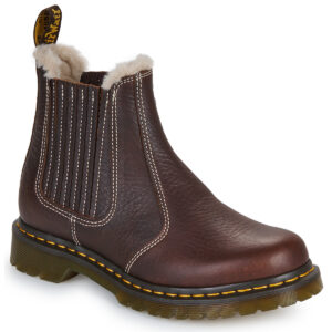 Dr. Martens  2976 Leonore II Chelsea Boot Dark Brown Grizzly  Marrone -  Stivaletti Donna