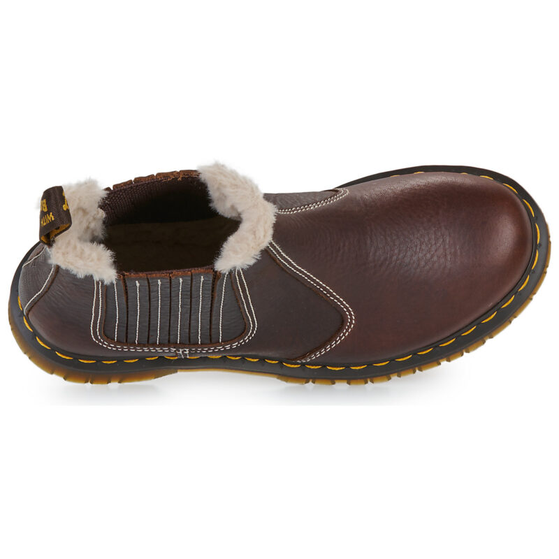 Dr. Martens 2976 Leonore II Chelsea Boot Dark Brown Grizzly Marrone Stivaletti Donna - 6