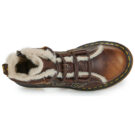 Dr. Martens 1460 Lace to Toe Boot Dark Brown Grizzly Marrone Stivaletti Donna - 6