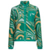 Felpa Helly Hansen W IMPERIAL PRINTED PILE SNAP Verde Felpe Donna