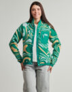 Felpa Helly Hansen W IMPERIAL PRINTED PILE SNAP Verde Felpe Donna - 2