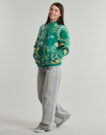 Felpa Helly Hansen W IMPERIAL PRINTED PILE SNAP Verde Felpe Donna - 3