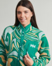 Felpa Helly Hansen W IMPERIAL PRINTED PILE SNAP Verde Felpe Donna - 5