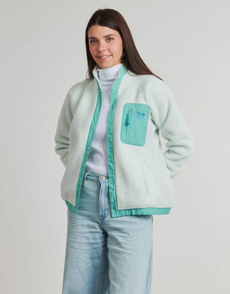Felpa Helly Hansen W IMPERIAL PILE SNAP Bianco Felpe Donna - 2