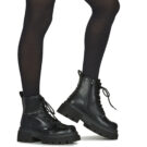 Buffalo MAVE LACE UP Nero Stivaletti Donna - 8