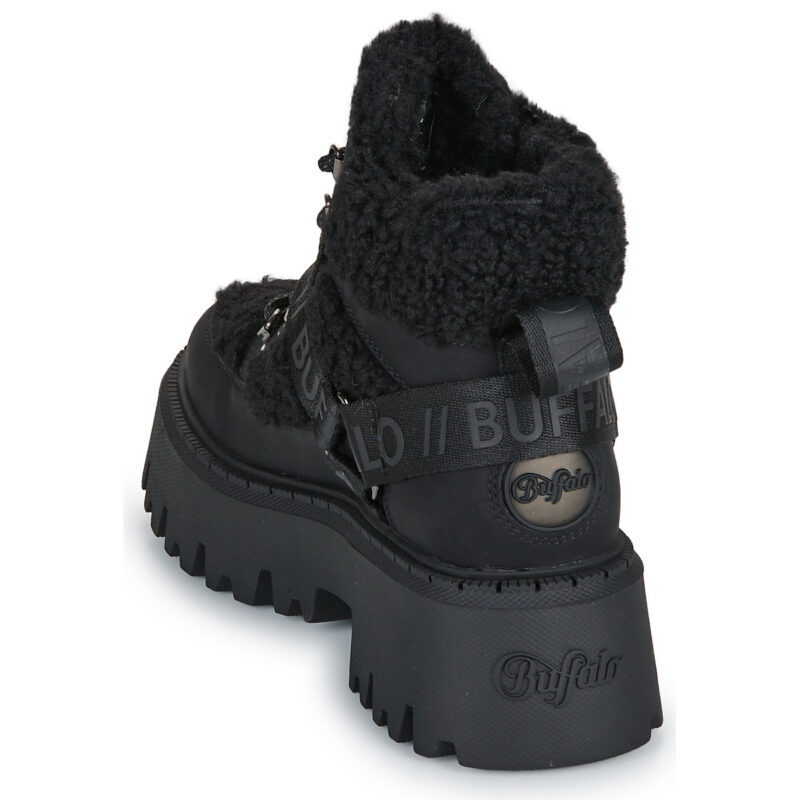 Buffalo  ASPEN COM MID WARM  Nero -  Stivaletti Donna - 5