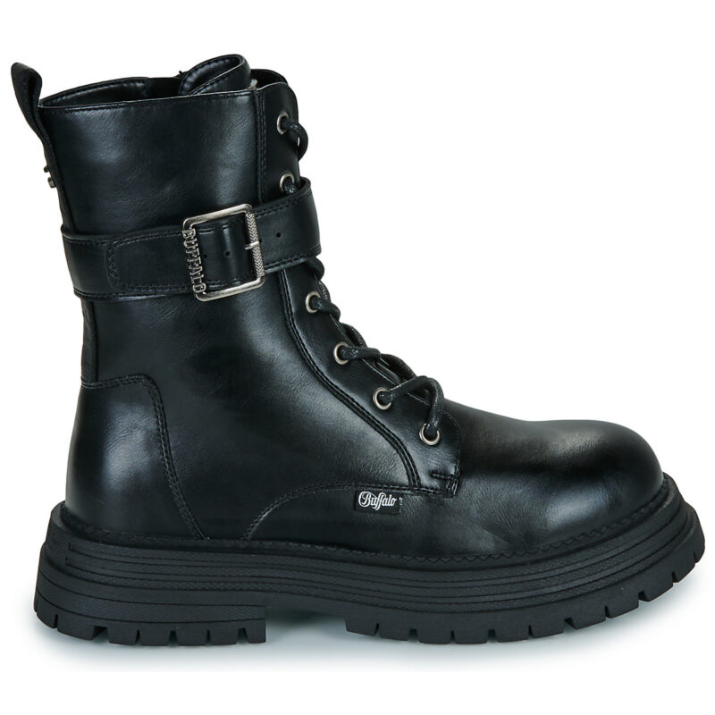 Buffalo LENNOX LACE UP MID Nero Stivaletti Donna - 2