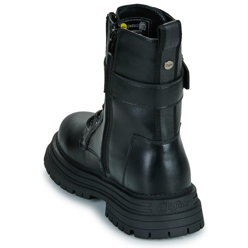Buffalo LENNOX LACE UP MID Nero Stivaletti Donna - 5