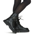 Buffalo LENNOX LACE UP MID Nero Stivaletti Donna - 8