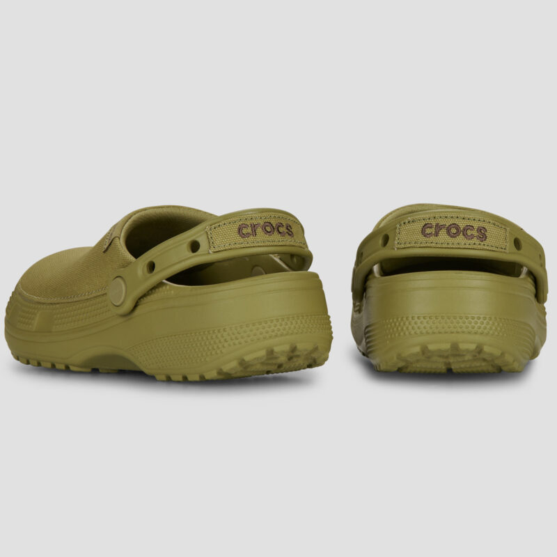 Crocs Classic Crafted Clog Kaki Zoccoli Donna - 3